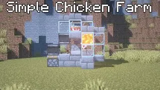 Minecraft Fully Automatic Chicken Farm Tutorial 1.18.2+