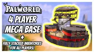 Я построил полностью укомплектованную мегабазу на 4 игрока в Palworld! | Palworld