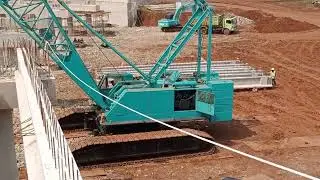 PROGRES ERECTION GIRDER AREA PILE BANT JEMBATAN STA 9+845 PS1-PS2 DAN LANJUTAN ERECTION GIRDER
