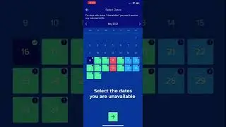 Bank Shift App - Adding your future availability