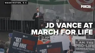 Vice President JD Vance speaks at March for Life in DC