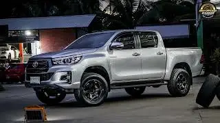 รีวิวToyota Revo ยกหน้า 2 นิ้ว ล้อเบาTE37 18x9 et0 MKsport ยางNitto 420SD 265/60r18