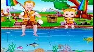 Baby hazel games-fishing with baby hazel-الصيد مع بيبي هازلFun Girl Care Game -  Play Fun