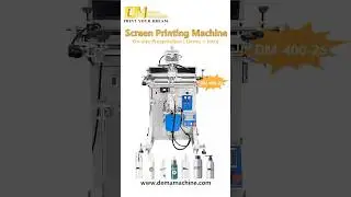 ✨ DEMA Machine | Servo-Controlled Semi-Automatic Screen Printing