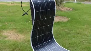 Обзор, тест гибких солнечных панелей Dokio solar DFSP-100M в Москве