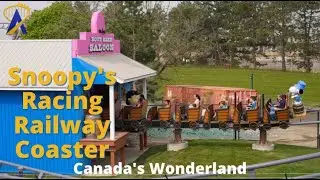 POV: Snoopy's Racing Railway Roller Coaster at Canada's Wonderland
