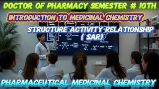 STRUCTURE ACTIVITY RELATIONSHIP (SAR) LECTURE #101 PHARM-D 10TH SEMESTER PHARMAC MEDICINAL CHEMISTRY