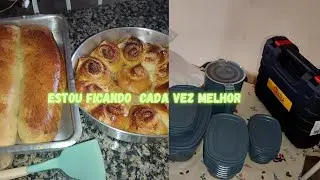 Fiz reposição, chegou Shopee, fiz pães e meu netos vieram @jandapaula