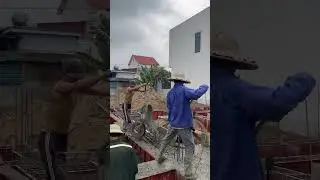 Concrete foundation for house  #buildingfoundations
