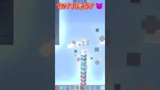 Minecraft tnt blast 🤯😱 #minecraft #viral #gaming #shorts #video #roblox