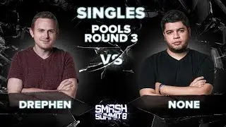 Drephen vs n0ne - Melee Singles: Pools Round 3 - Smash Summit 8 | Sheik vs Captain Falcon