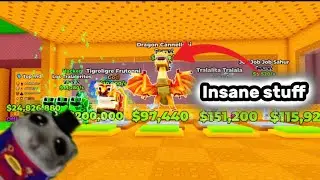 First time playing break a lucky block ( I got insane stuff)