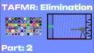The Amazing Fan Marble Race: Elimination Part 2 (by Algodoo) + (lyrics)