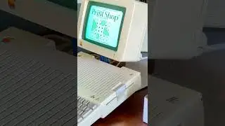 #retro #Halloween Banner! Apple IIc, Image Writer II, Print Shop.  #vintagecomputing #retrocomputing
