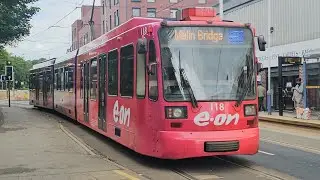 Sheffield SuperTram 118 From Halfway To Malin Bridge