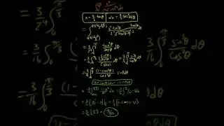 int_0^(3sqrt(3)/2) (x^3)/((4x^2+9)^(3/2)) dx = answer using trig sub x=(3/2)tan(theta) (2/2) #Shorts