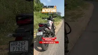 Norifumi Noctus T4 Boreup Exhaust For Xpulse Idel Sound🔥#xpulse #xpulse210 #norifumi #trending
