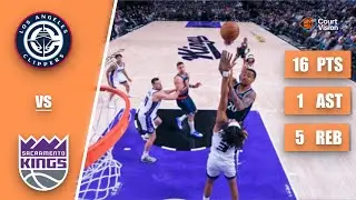 John Collins - 16 Points, 3 Blocks, 1 Assist vs Kings - 2025-26 Regular Season