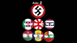 Axis vs Allies #countryballs #edit