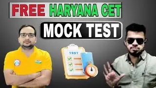 FREE HARYANA CET MOCK TEST| TOP APPLICATION FOR HARYANA CET || #haryanacet #hssc #cetupdatetoday