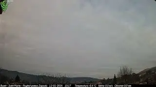Buzet - Sveti Martin - Pogled prema Zapadu - 12.01.2026 - Day - TimeLapse