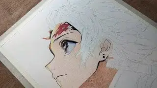 I Draw Tanjiro Kamado from Demon slayer| Easy drawing for beginners | #anime
