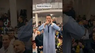 Azan in Italy #egzonibrahimi #adhan