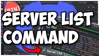 [NEW] - Discord Bot SERVER LIST Command! || Discord.js V14