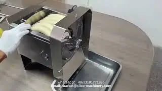Long and short banana slicer machine