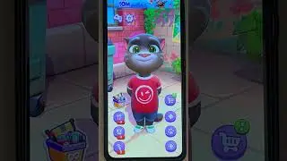 Talking Angela Relaxing at the Caf&eacute; ☕🐱 | Cute Mobile Game Moment
