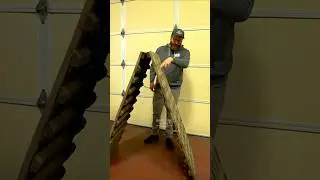 Before we can disgorge, we need to get all of that sediment into the neck of the bottle #riddling