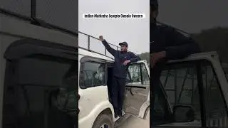 Indian Mahindra Scorpio Classic Owners #scorpio #mahindra #carlover #funnyshorts