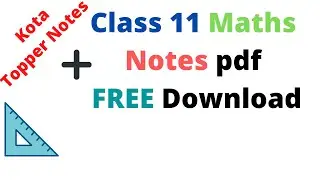 Class 11 Maths Notes Download Pdf | IIT-JEE & Boards | SMARTYJEE