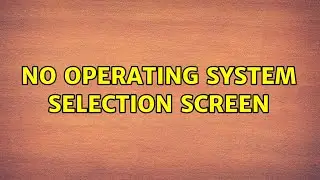 Ubuntu: No operating system selection screen (2 Solutions!!)