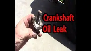 Ford 289 302 5.0 351W Утечка масла из шпонки коленчатого вала из болта шкива гармонического демпфера