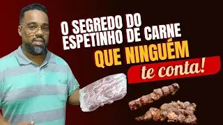 Espetinho para vender Como fazer ESPETINHO DE CHURRASCO l RECEITA PROFISSIONAL para ganhar dinheiro.