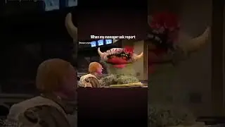 When manager ask for a report #puppets #comedy #shorts #humor #puppetshow #funnyvideos