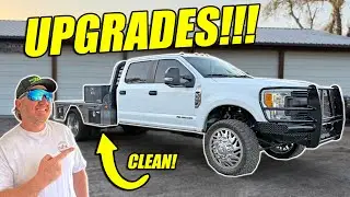 This Thing Looks GREAT!!! Our Cheap $5,000 Powerstroke F350 Gets Some Major FlatBed Upgrades!!!
