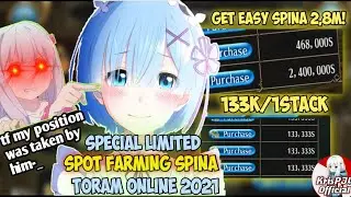 Toram Online - Limited Spot Farming Spina 2021 | January - February 2021