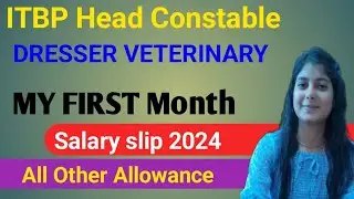 DRESSER VETERINARY ITBP Head Constable First Month Salary Silp 💥 DA HRA TA All OTHER Allowance