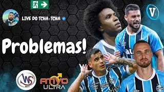LIVE DO TCHA-TCHA! #219! LUIZ CASTRO PRECISA DAR UMA RESPOSTA! PROBLEMAS BONS E RUINS. #gremio