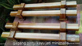 Gagang pintu minimalis, handle pintu kayu minimalis