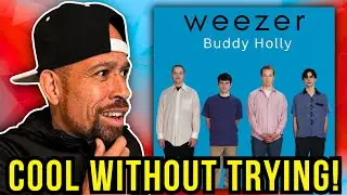 REACTING to one of the COOLEST videos EVER! bringing back Weezer - Buddy Holly...