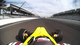 Dan Wheldon Star Mazda Test at Indy