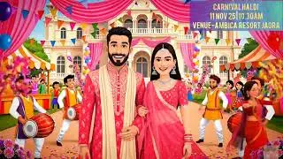 Elegant Wedding Invitation Patrika | Indian Wedding Invitation Patrika
