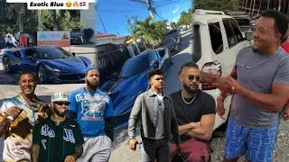 Tatis Jr,Vladimir Jr, Soto y Otros Llegan a La Casa de Pedro Mart&iacute;nez En Su Campo En Carros De Lujo 
