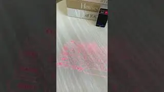 amazon finds Laser Projection Bluetooth Virtual Keyboard #shorts