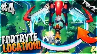 Fortbyte #4 Location | Accessible By Skydiving Through The Rings Above Loot Lake (Fortnite Guide)