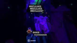 Halloween Horror Night 30 at Universal studio Orlando #HHN30 Beetlejuice Haunted House.