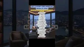 Top 15 cities Americans dream of living